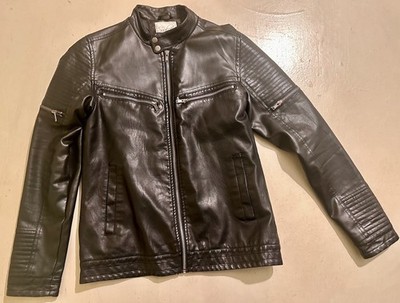 Kunstlederjacke schwarz Soulstar Größe M eher S - gut erhalten, wenig getragen
