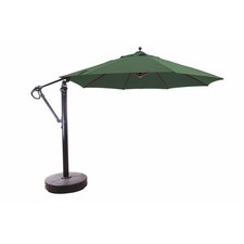Cantilever - 11 Foot Round Easy Lift and Tilt Umbrella-Sunbrella Solid Colors