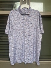 RHOBACK Men  s Performance Polo XL Houston Space City Texas Rodeo Golf Stretch