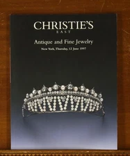 Christie's East Auction Catalog: Antique and Fine Jewelry. New York June 12 1997