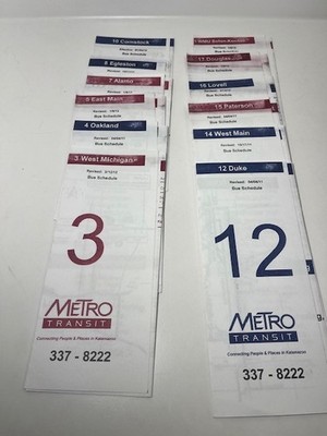 Kalamazoo Bus schedules 2011/2012 & System Route Map