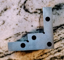 🗽3 X 3 X 2-3/4" ANGLE PLATE MACHINIST/TOOLMAKER