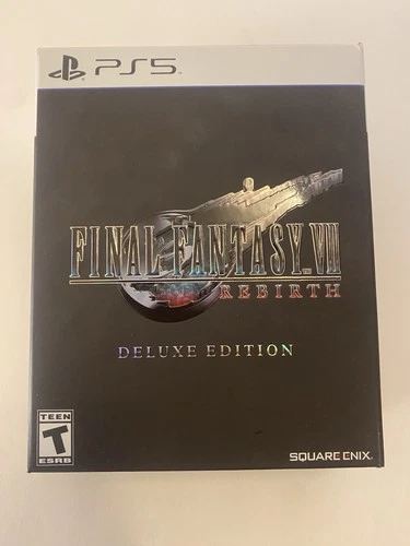FF7 Rebirth PlayStation 5 PS5 Deluxe Edition Final Fantasy VII CIB Complete!