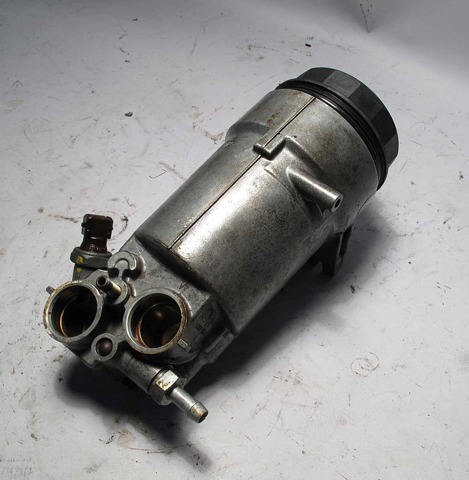BMW 540i 750i M5 V8 Oil Filter Housing 1991-2003 M60 M62 M73 S62 E32 E38 E39 OEM - Image 2 of 4