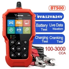 VDIAGTOOL BT500 12V 24V Car Battery Tester Battery Load Tester Battery Analyzer 