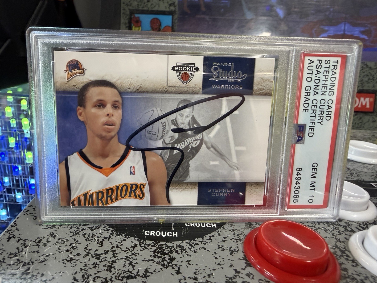 2009-10 Panini Studio Stephen Curry #129 Autograph RC PSA Auto 10 - Sig On Card! view 14