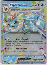 Pokemon TCG Vaporeon ex Double Rare SV: Prismatic Evolutions 023/131