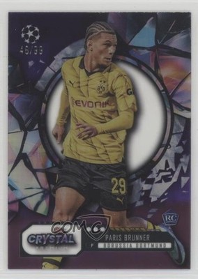 2023 Crystal Premium UEFA Champions League 46/99 Paris Brunner #22 Rookie RC r7o