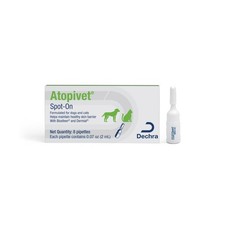 Atopivet Skin Care Spot-On for Dogs and Cats, 8 x 2 mL Pipettes