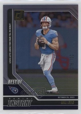 2024 Panini Donruss Best of Instant Holo 76/100 Will Levis #3 05ol
