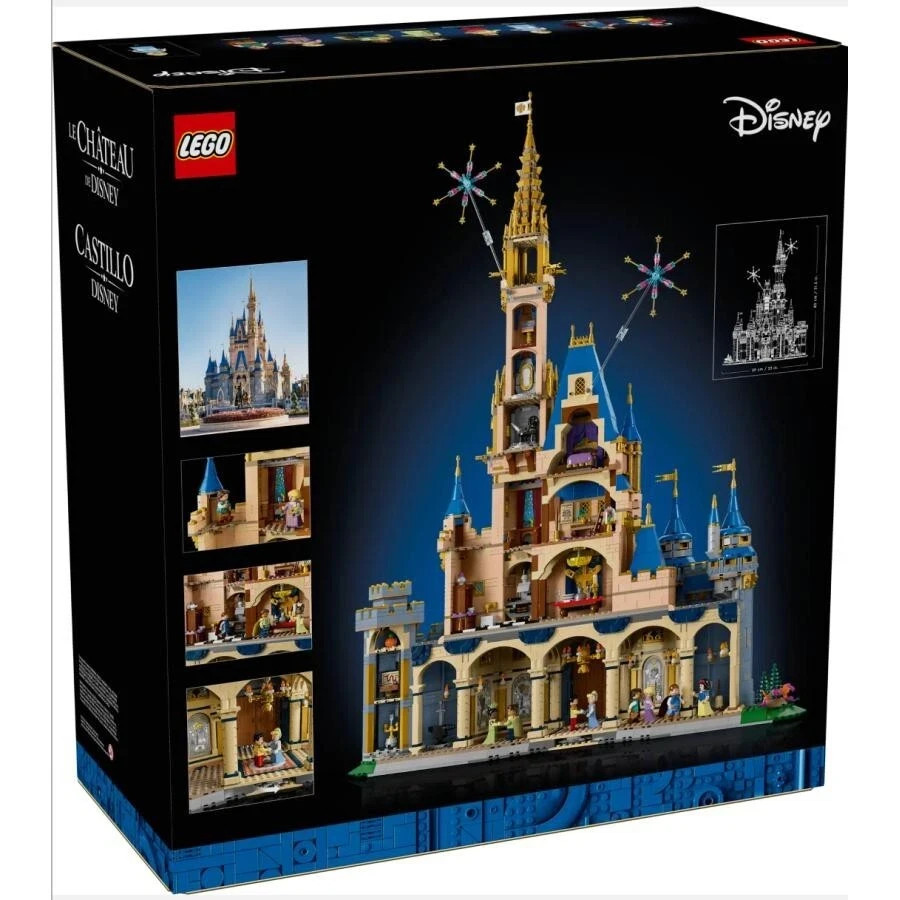 LEGO 43222 The Disney Cinderella Castle 4837pcs - BRAND NEW- SHIPS