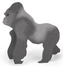 Sizzix 3-D Gorilla Bigz L die #A11232 Retail $34.99 Cuts fabric! Retired.