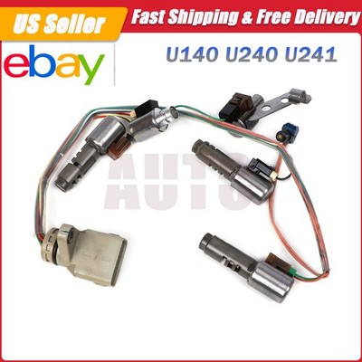 5PCS U140E/F U240E/F U241E Transmission Shift Solenoid Fits Toyota RAV4 Lexus US