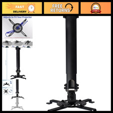 Adjustable Ceiling Projector Mount, Extending Height 12.5", Mini Projector Compa