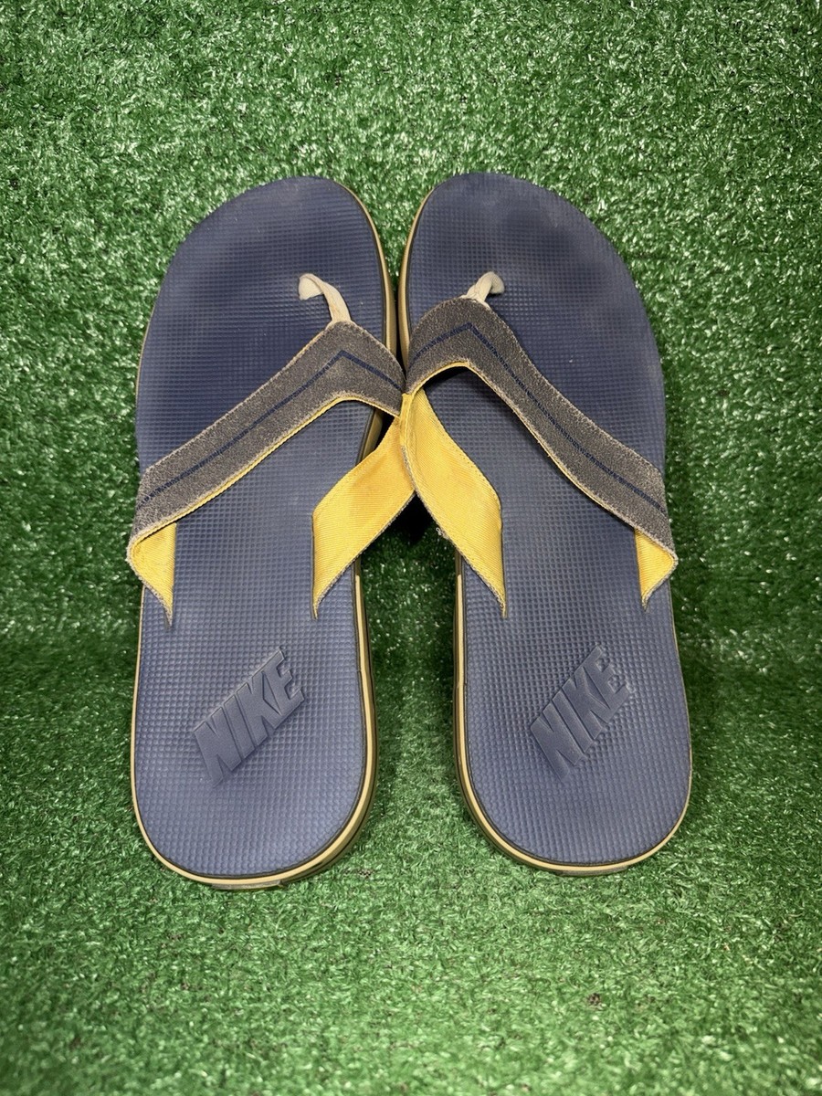 Vintage Y2K Nike Celso Blue Flip Flop Sandals Comfort Beach  display picture 1