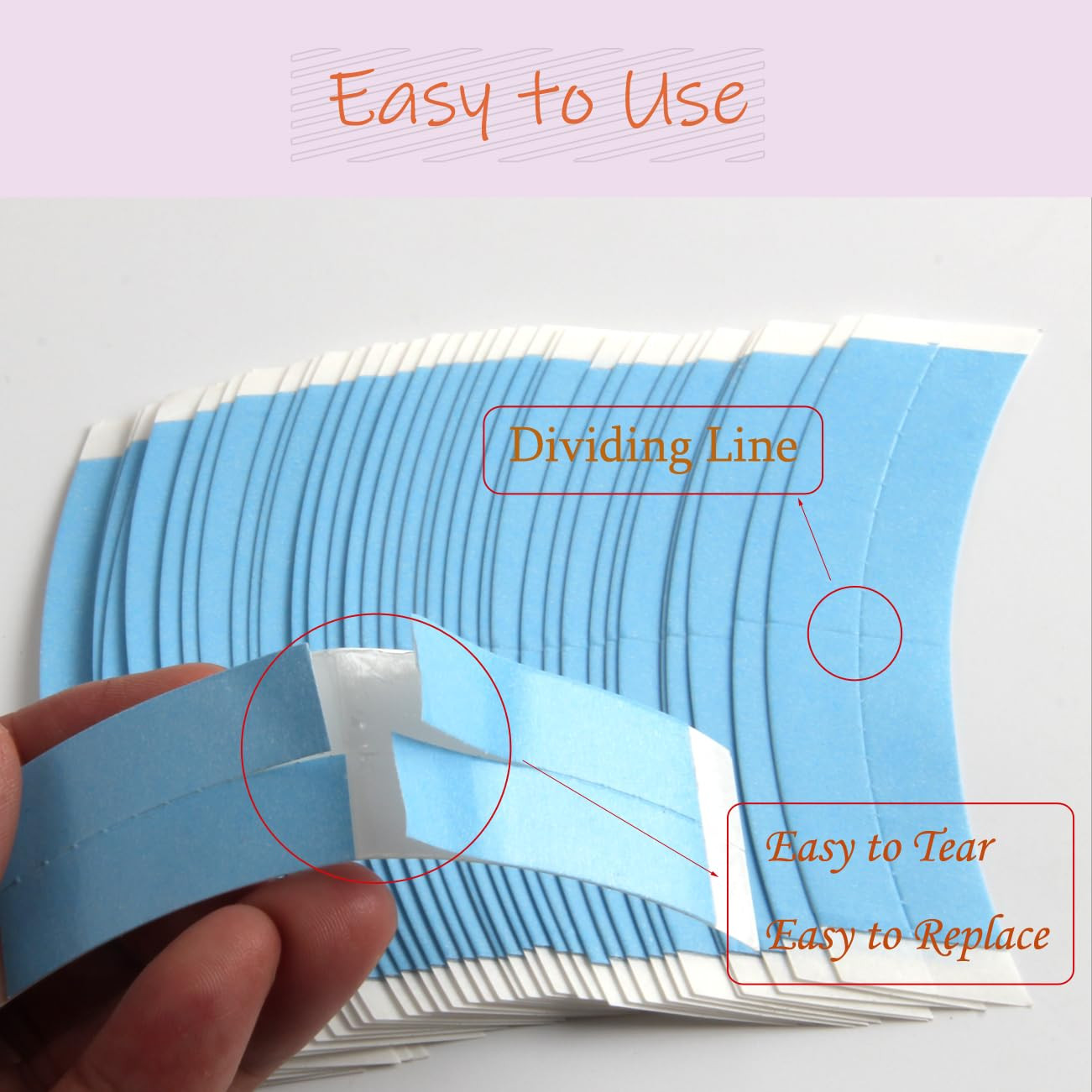 36 Pcs Lace Front Tape for Wigs, Waterproof Double Sided Strong Adhesive Wig...