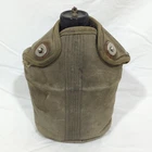 WW2 US M1942 Canteen Set SM CO 1944 Aluminum Military Army Field Gear OD Canvas