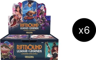 Riftbound League of Legends Sealed Origins Booster Box Display