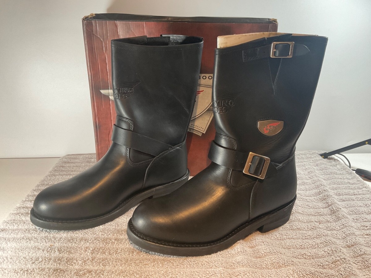 Red Wing 968 MOTORCYCLE Boots MULTIPLE SIZES (Soft Toe) NIB | eBay