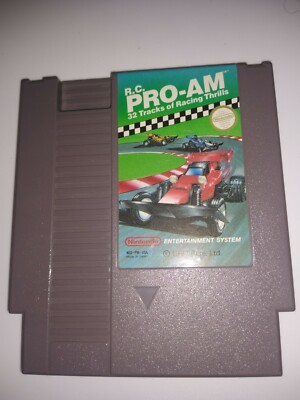 R.C. PRO-AM -- NES Nintendo RACING Original Game 