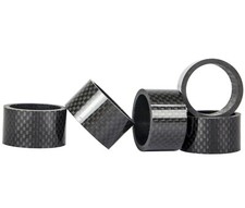 5/10/15/20 mm 4pieces Headset Spacers 1 1/8" Carbon Washers Carbon Fiber Spacers