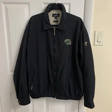 World Famous PINE VALLEY Ashworth Mens Windbreaker Jacket Water Wind Resistant L