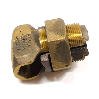 KS39 Burndy Copper Split Bolt, Cu: 4/0 AWG (Str)-750 kcmil
