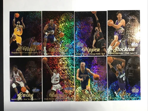 1997-98 Flair Showcase #7 SHAQUILLE O'neal-MALONE-PIPPEN-EWING-DREXLER ALL ROW 1