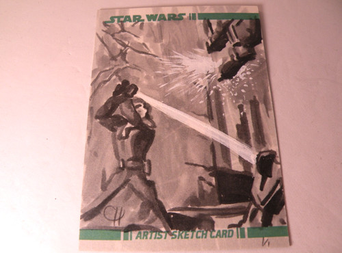 Patrick Hamill Star Wars 2008 Topps The Clone Wars Sketch Card card
