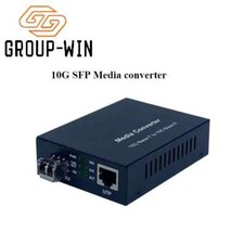 10G SFP Fiber to RJ45 Media Converter RJ45 to SFP 10/100/1000M/2.5G/10G