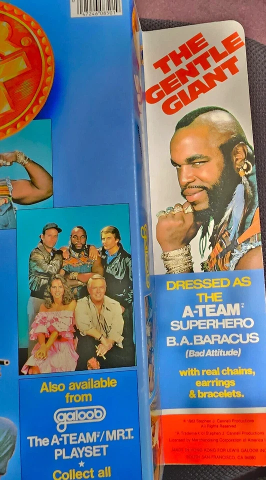 Figura de acción Mr. T Real Life Superhéroe 1983 12" The A-Team Galoob - En caja original Foto 4 de 4