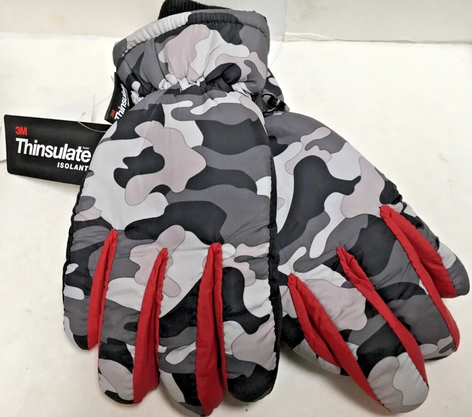 Capelli NY Kids Ski Gloves (Boys) Camouflage 3M Thinsulate Isolant,Sold Separate - Image 3 of 3