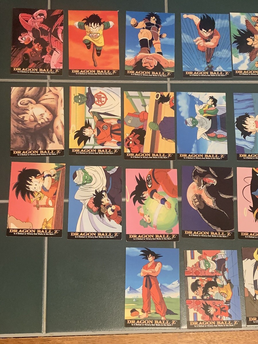 Dragon Ball Z 1996 FIRST PRINT CARD LOT MADE IN JAPAN JPP