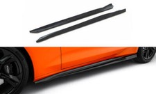 Seitenschweller Ansatz V.2 für Chevrolet Camaro SS Mk6 Facelift schwarz glanz