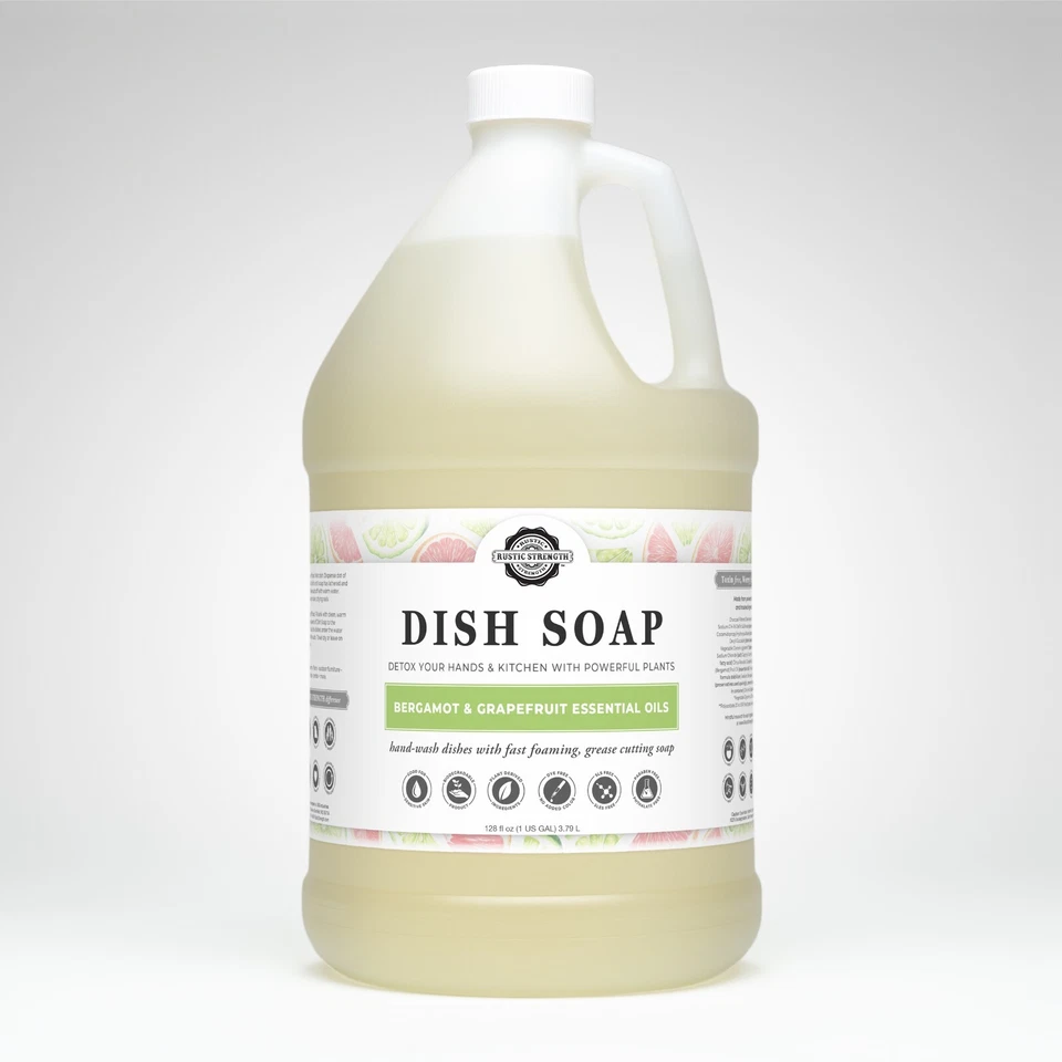 Dish Soap | Popular Scents + Unscented | PFAS-Free Food-Grade Plastic Container - Image 4 of 4