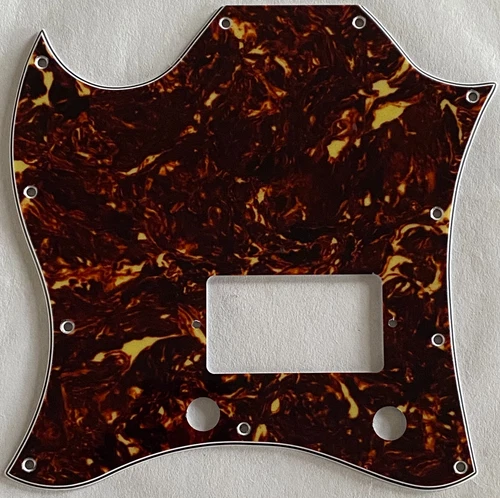 For Lefthand Gibson SG Standard Single Humbucker Guitar Pickguard,Brown Tortoise
