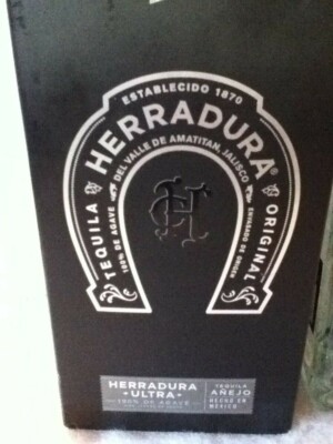 Herradura Ultra Tequila Anejo Cristalino Empty Bottle | eBay