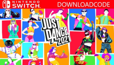 NEU für Nintendo Switch Spiel Just Dance 2021 Edition Game Key Downlaod Code