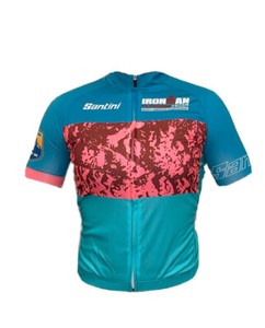 Haut Cyclisme Ironman Santini Tri Top Camo 1/4 Zip Pour Femmes, Taille M, Neuf Avec étiquettes