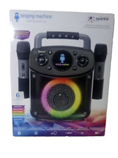 Singing Machine Sparkle Bluetooth LED Lights Karaoke System