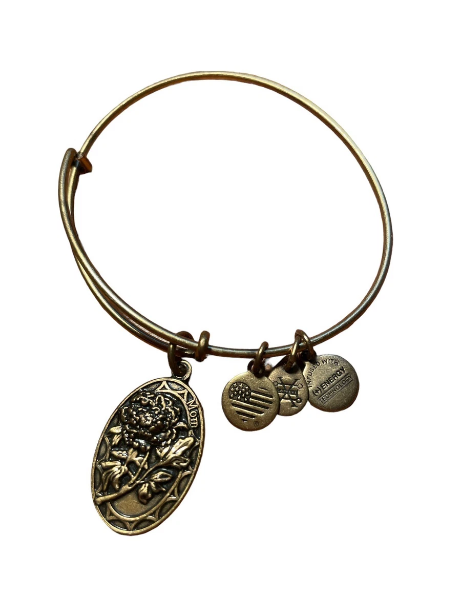 Alex and Ani Mom Charm bangle bracelet eBay