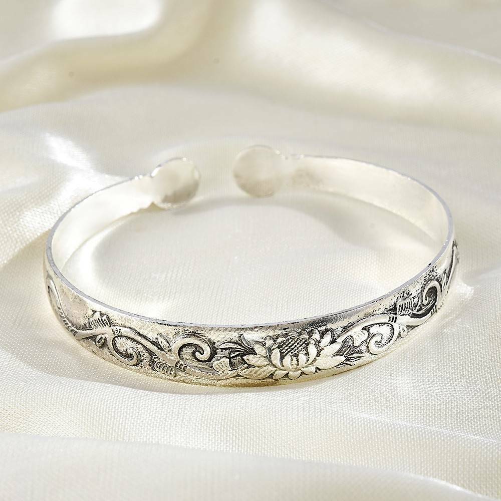 925 Sterling Silver Vintage Style Tibetan Tibet Bracelet
