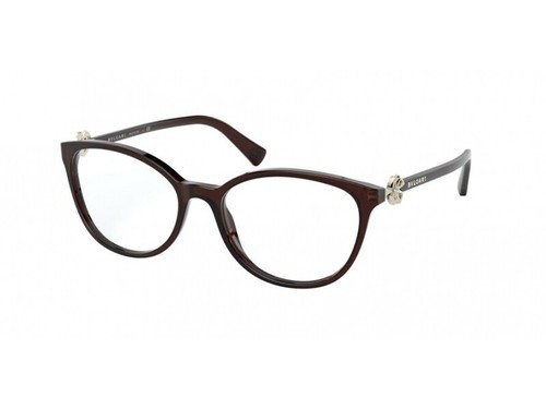 Bulgari Occhiali da Vista Montatura BV4185B 504 Havana Ovali Donna | eBay