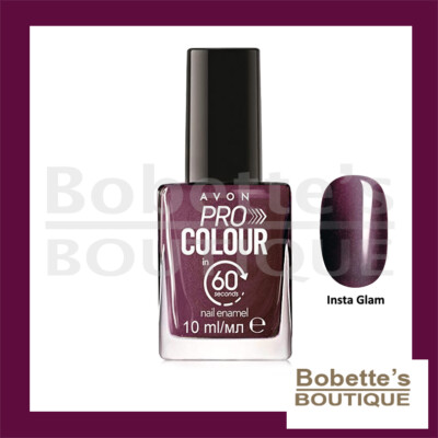 Vernis à Ongles Avon Pro Colour 60 Seconds Métallisé - 10 Coloris Au Choix - Neuf 10ml
