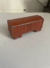 Vintage Midge Toy Train Car Pat. 2775847 Made in USA Orange