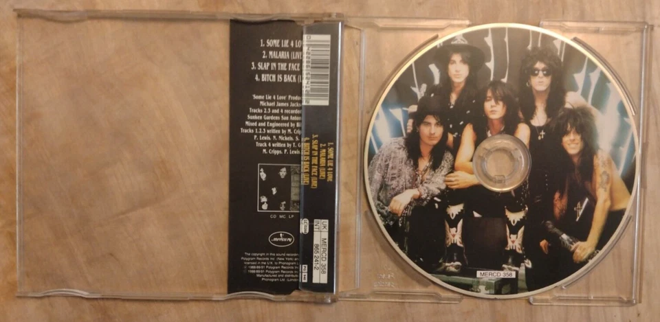 L.A.GUNS SOME LIE 4 LOVE '91CD SINGLE RARE Hollywood Vampires '91 CD 3D Glass Foto 3 de 4