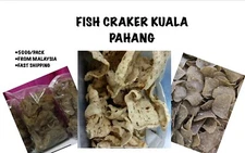 Keropok Ikan / Fish Cracker From Kuala Pahang Malaysia Packing 500g/Pack