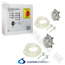 MERLIN 1200S GAS CATERING COMMERCIAL INTERLOCK AIR PRESSURE SWITCH SYSTEM KIT