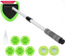 Windshield Cleaner 26In -Microfiber Car Window Cleaning Tool with Extendable Han