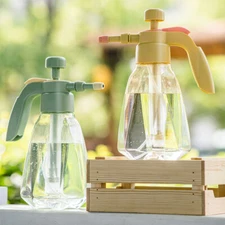 Indoor Large Pressure Watering Can Kettle 1.5L Large Capacity Clear Water Bottle